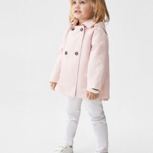 Mango Kids Light Pink Raincoat